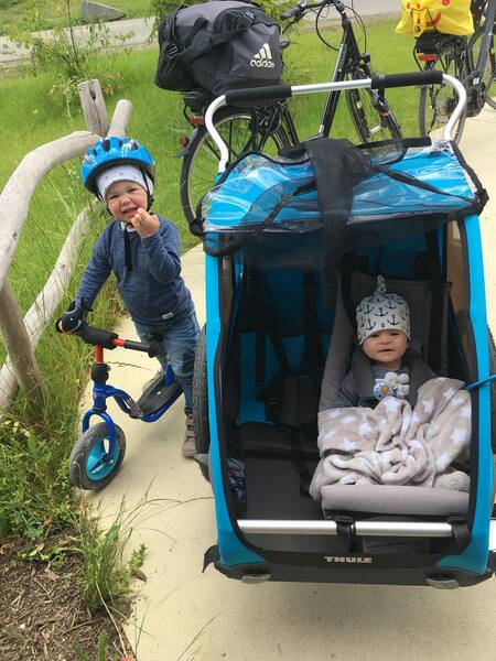 Radtour mit Bruder